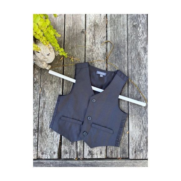 Newberry Gray Vest Waistcoat Sz 18M - Picture 1 of 4